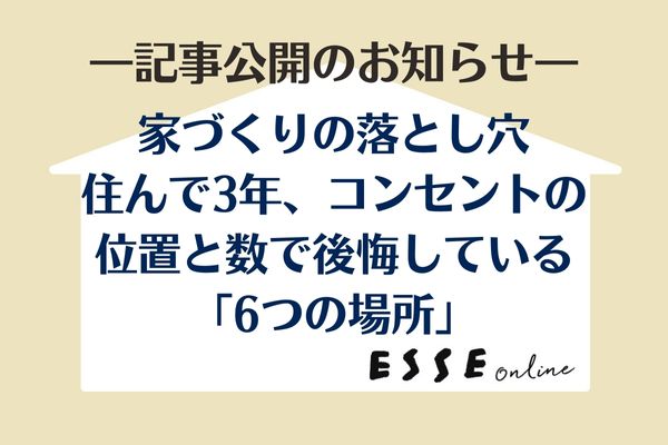 ESSEonlineコンセントの失敗