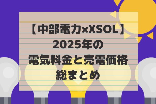 2025年電気代まとめ